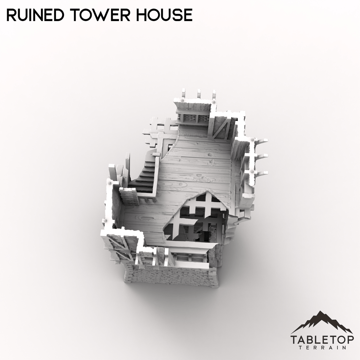 Tabletop Terrain Dungeon Terrain Ruined Tower House