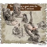 Tabletop Terrain Dungeon Terrain The Remains of a Giant from the Battle of the Continent Dungeon Terrain