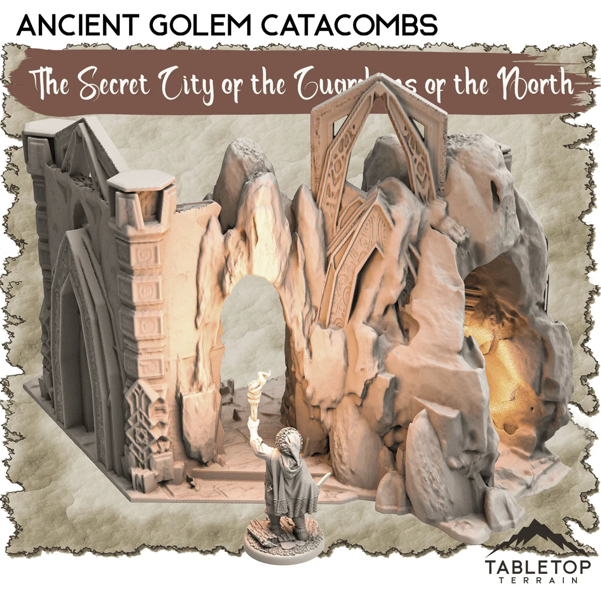 Tabletop Terrain Dungeon Terrain The Secret City of the Guardians of the North - Thematic Dungeon Terrain