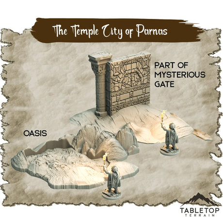 Tabletop Terrain Dungeon Terrain The Temple City of Parnas - Thematic Dungeon Terrain