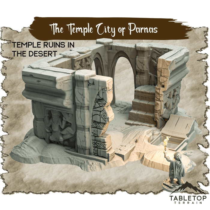 Tabletop Terrain Dungeon Terrain The Temple City of Parnas - Thematic Dungeon Terrain