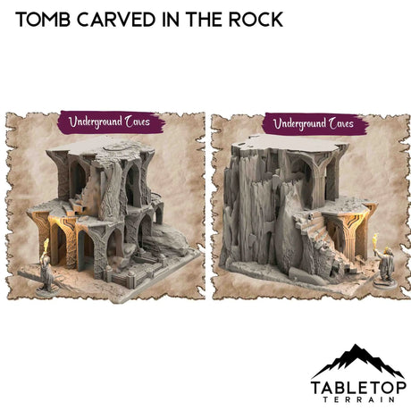 Tabletop Terrain Dungeon Terrain Underground Caves - Thematic Dungeon Terrain