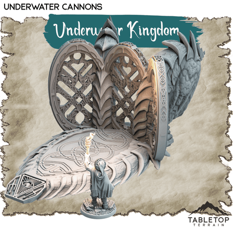 Tabletop Terrain Dungeon Terrain Underwater Kingdom - Thematic Dungeon Terrain