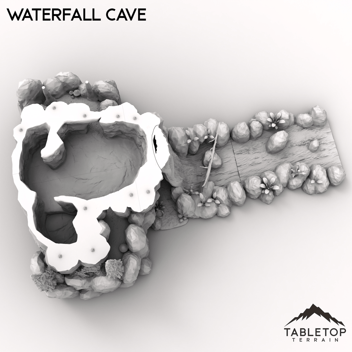 Tabletop Terrain Dungeon Terrain Waterfall Cave