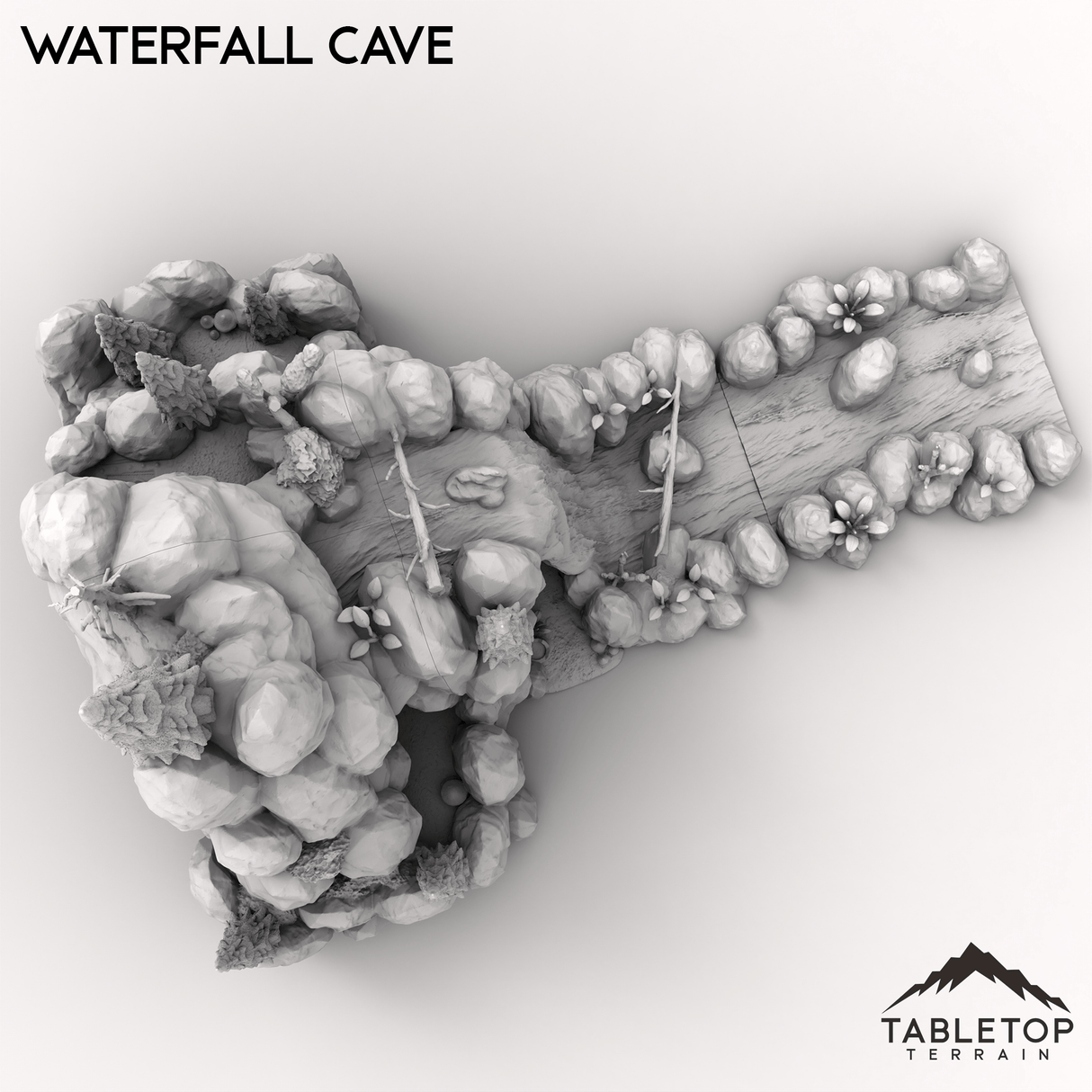 Tabletop Terrain Dungeon Terrain Waterfall Cave