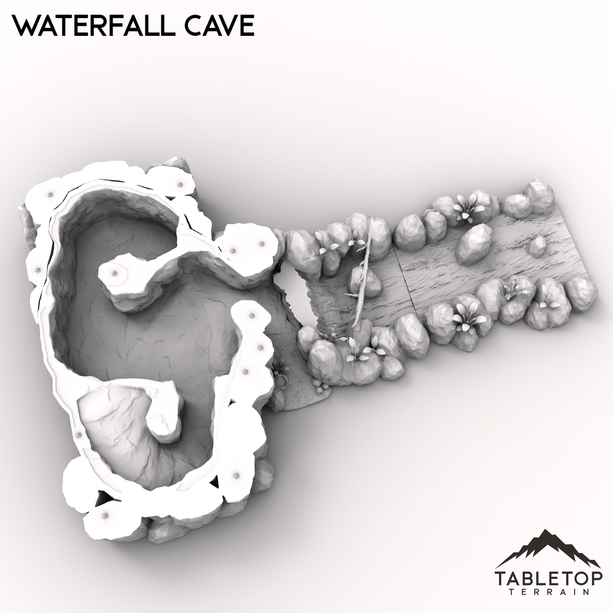 Tabletop Terrain Dungeon Terrain Waterfall Cave