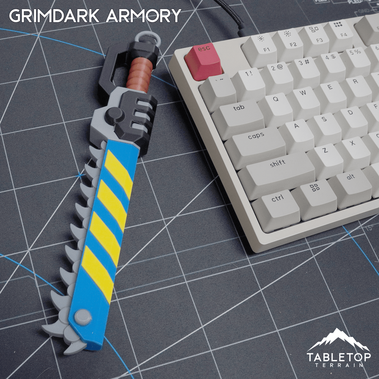 Tabletop Terrain Grimdark Armory - Mini Weapon Props