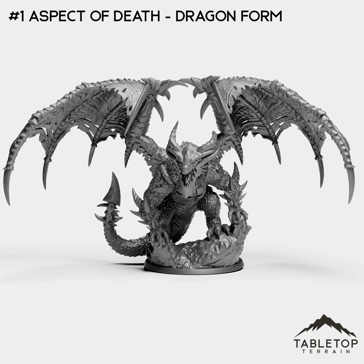 Tabletop Terrain Miniature #1 Aspect of Death - Dragon Form Soul of the Beast Bundle