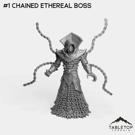 Tabletop Terrain Miniature #1 Chained Ethereal Boss Ethereals Bundle