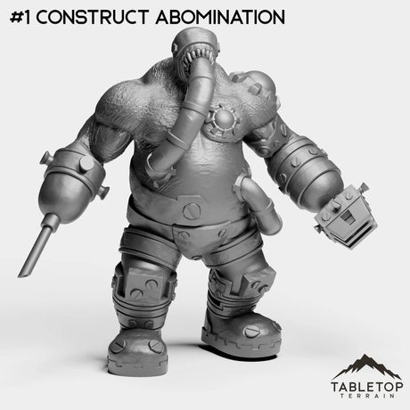 Tabletop Terrain Miniature #1 Construct Abomination Dungeon in the Sky Bundle
