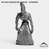 Tabletop Terrain Miniature #10 High Inquisitor Undead - Standing Red Church Bundle