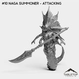 Tabletop Terrain Miniature #10 Naga Summoner - Attacking Nagas Bundle