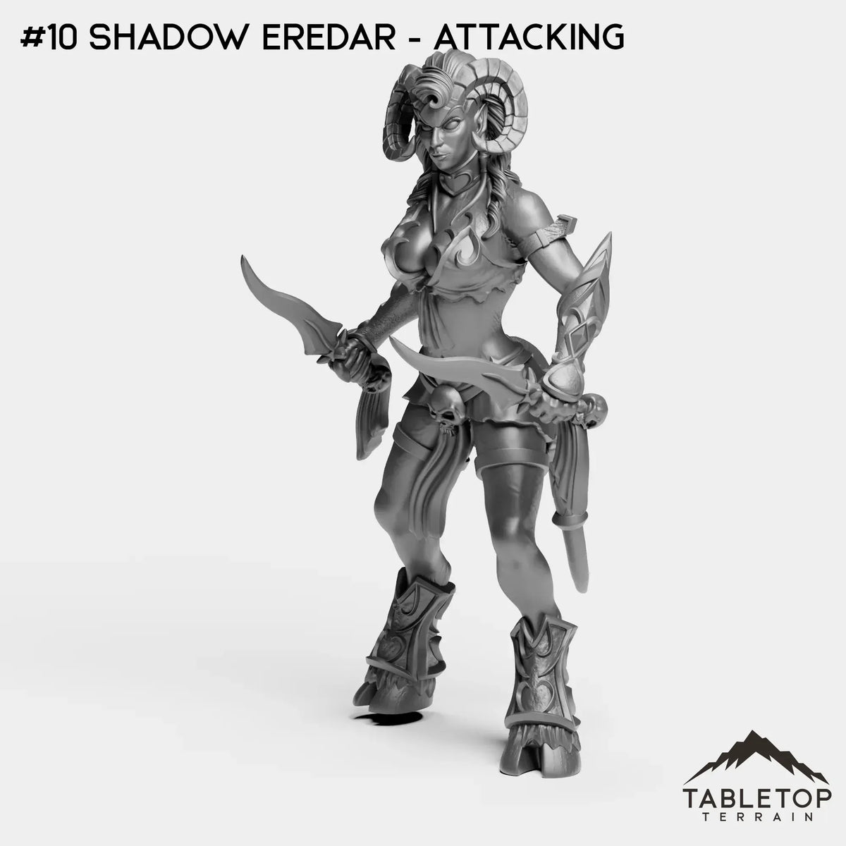 Tabletop Terrain Miniature #10 Shadow Eredar - Attacking Bright Highland Bundle