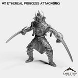 Tabletop Terrain Miniature #11 Ethereal Princess Attacking Ethereals Bundle