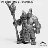 Tabletop Terrain Miniature #11 Ogre Magi 2 - Standing Ogres Bundle