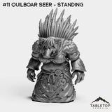 Tabletop Terrain Miniature #11 Quilboar Seer - Standing Kobolds and Quilboars Bundle