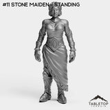 Tabletop Terrain Miniature #11 Stone Maiden - Standing Sinister Spire Bundle