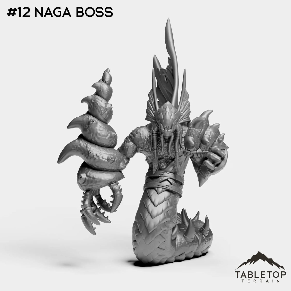 Tabletop Terrain Miniature #12 Naga Boss Dark Temple Bundle