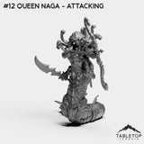 Tabletop Terrain Miniature #12 Queen Naga - Attacking Nagas Bundle