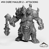 Tabletop Terrain Miniature #14 Ogre Mauler 2 - Attacking Ogres Bundle