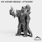 Tabletop Terrain Miniature #14 Wizard Medgar - Attacking Sinister Spire Bundle
