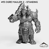 Tabletop Terrain Miniature #15 Ogre Mauler 2 - Standing Ogres Bundle