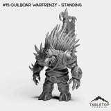 Tabletop Terrain Miniature #15 Quilboar Warfrenzy - Standing Kobolds and Quilboars Bundle