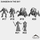 Tabletop Terrain Miniature #17 Construct Leader - Attacking Dungeon in the Sky Bundle