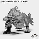 Tabletop Terrain Miniature #17 Snapdragon Attacking Nagas Bundle