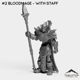 Tabletop Terrain Miniature #2 Bloodmage - With Staff Red Church Bundle