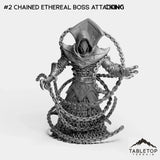 Tabletop Terrain Miniature #2 Chained Ethereal Boss Attacking Ethereals Bundle