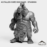 Tabletop Terrain Miniature #2 Fallen Ogre High Mage - Standing Ogres Bundle