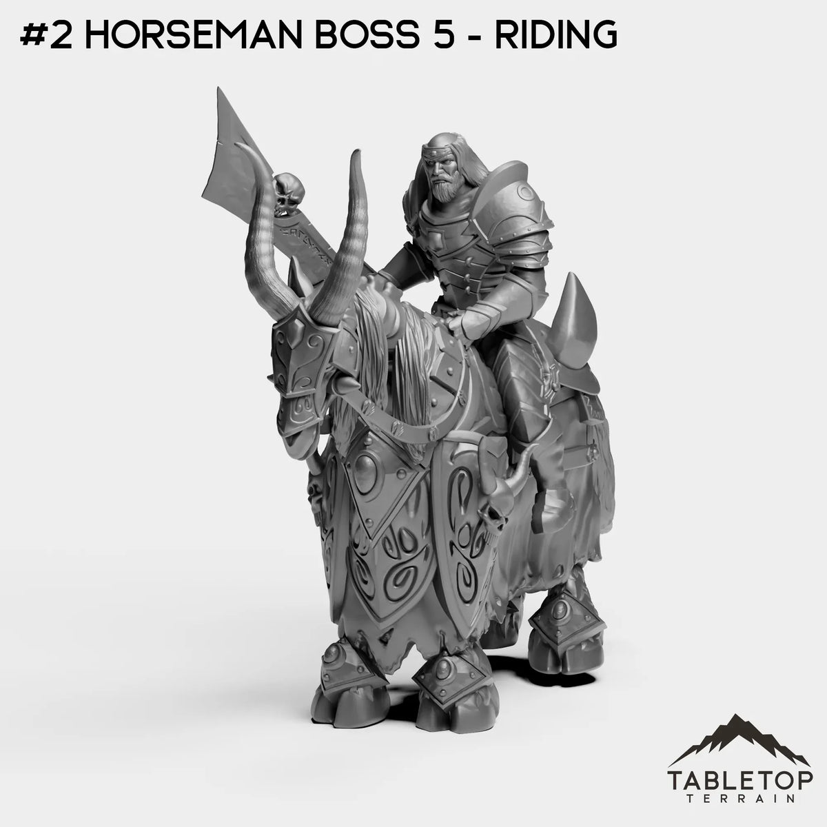 Tabletop Terrain Miniature #2 Horseman Boss 5 - Riding Dungeon in the Sky Bundle