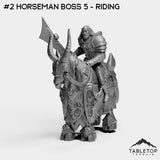 Tabletop Terrain Miniature #2 Horseman Boss 5 - Riding Dungeon in the Sky Bundle