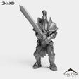 Tabletop Terrain Miniature 2Hand Culled Knights Footman Female