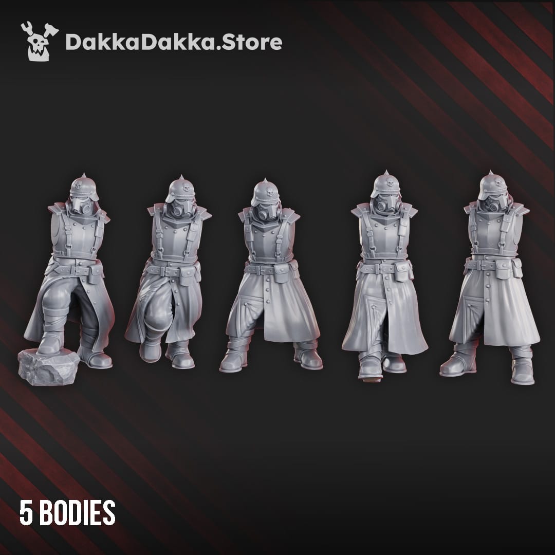 Tabletop Terrain Miniature 2nd Death Division Commander (build kit)