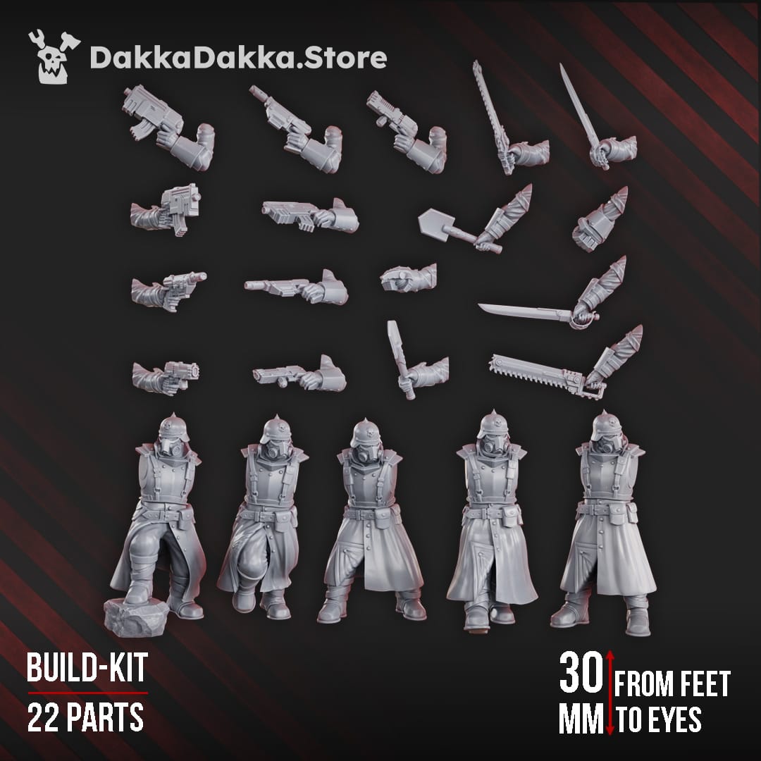 Tabletop Terrain Miniature 2nd Death Division Commander (build kit)