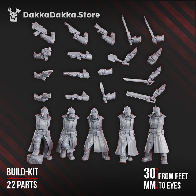 Tabletop Terrain Miniature 2nd Death Division Commander (build kit)