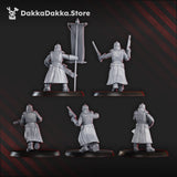 Tabletop Terrain Miniature 2nd Death Division Commander Squad