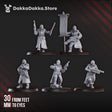 Tabletop Terrain Miniature 2nd Death Division Commander Squad