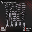 Tabletop Terrain Miniature 2nd Death Division Grenadier (50+ parts) (build kit)
