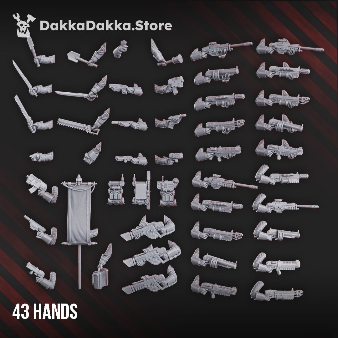 Tabletop Terrain Miniature 2nd Death Division Grenadier (50+ parts) (build kit)