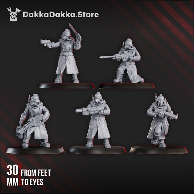 Tabletop Terrain Miniature 2nd Death Division Grenadier Squad