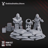 Tabletop Terrain Miniature 2nd Death Division Heavy Weapons Mortar Team