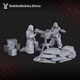 Tabletop Terrain Miniature 2nd Death Division Heavy Weapons Team