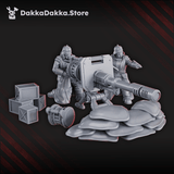 Tabletop Terrain Miniature 2nd Death Division Heavy Weapons Team