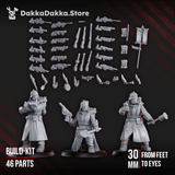 Tabletop Terrain Miniature 2nd Death Division Infantry (build kit)