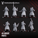 Tabletop Terrain Miniature 2nd Death Division Infantry (build kit)