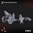 Tabletop Terrain Miniature 2nd Death Division Mortar