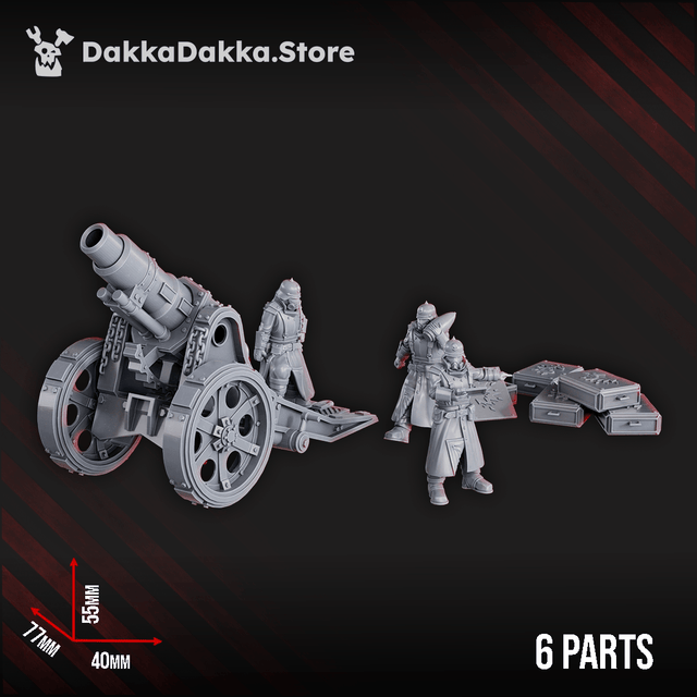 Tabletop Terrain Miniature 2nd Death Division Mortar